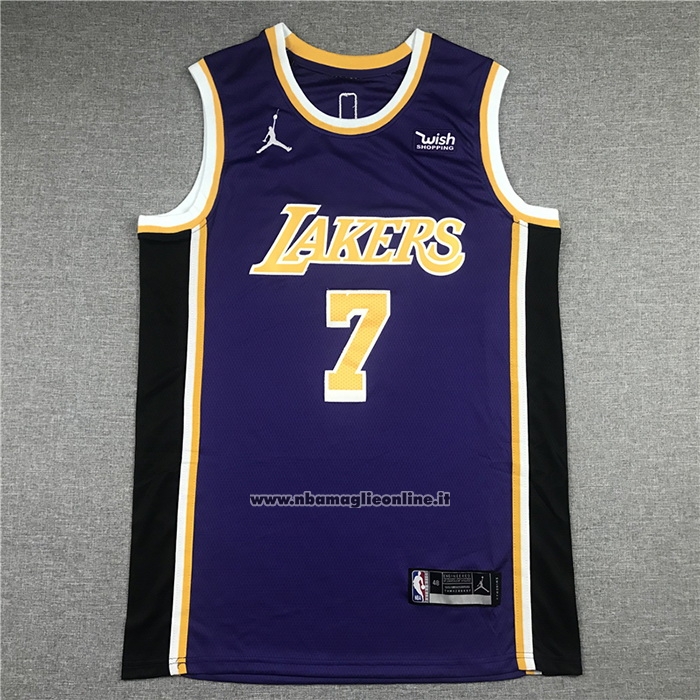 Maglia Los Angeles Lakers Carmelo Anthony #7 Statement 2021 Viola